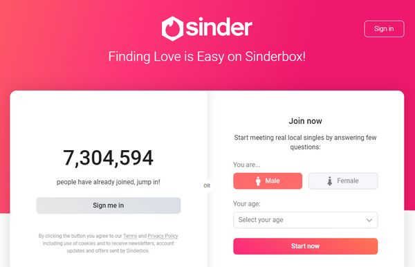 Sinderbox: сайт знакомств sinderbox.com (отзывы)